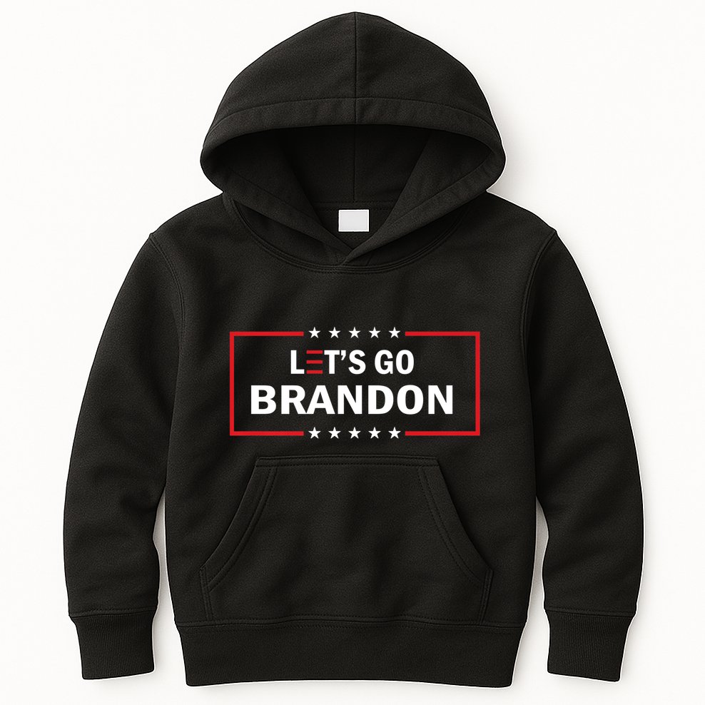 Let's Go Brandon Biden Chant Funny Meme Kids Hoodie