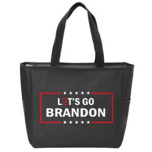 Let's Go Brandon Biden Chant Funny Meme Zip Tote Bag