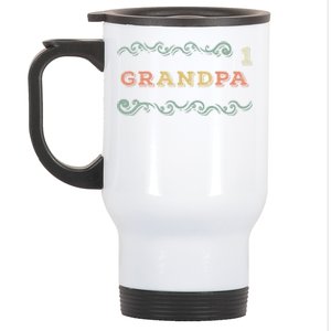 Loving Grandfather Best Grandpa Ever Day Grandparent Gift Stainless Steel Travel Mug