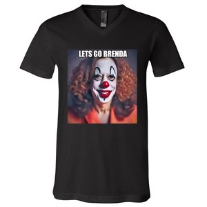 LetS Go Brenda Kamala Harris 2024 Kamala Clown LetS Go Brenda V-Neck T-Shirt