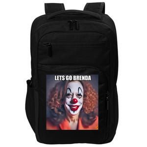 LetS Go Brenda Kamala Harris 2024 Kamala Clown LetS Go Brenda Impact Tech Backpack