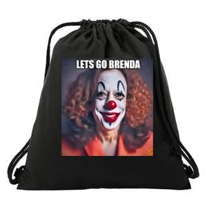 LetS Go Brenda Kamala Harris 2024 Kamala Clown LetS Go Brenda Drawstring Bag