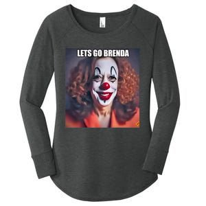 LetS Go Brenda Kamala Harris 2024 Kamala Clown LetS Go Brenda Women's Perfect Tri Tunic Long Sleeve Shirt