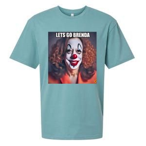 LetS Go Brenda Kamala Harris 2024 Kamala Clown LetS Go Brenda Sueded Cloud Jersey T-Shirt