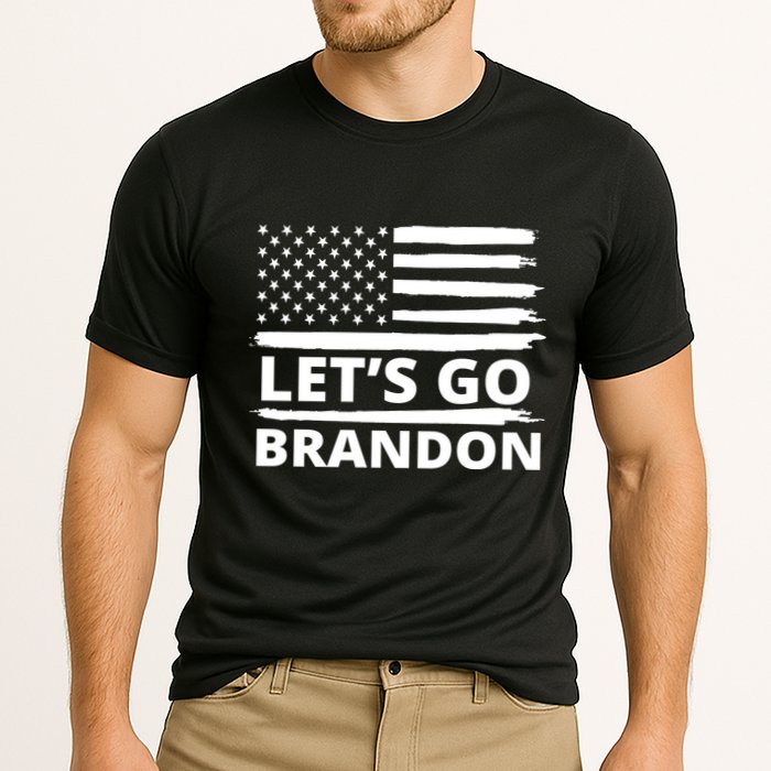 Let's Go Brandon American Flag Performance Shirt