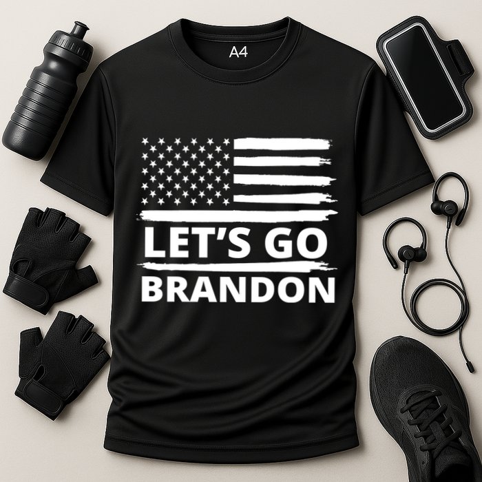 Let's Go Brandon American Flag Performance Shirt
