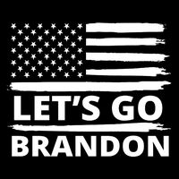 Let's Go Brandon American Flag Backpack