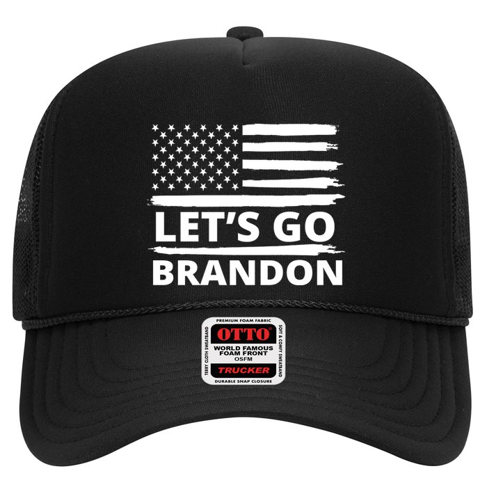 Let's Go Brandon American Flag Trucker Hat