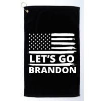 Let's Go Brandon American Flag Golf Towel