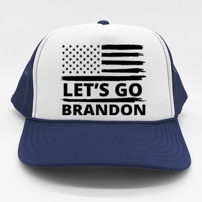 Let's Go Brandon American Flag Trucker Hat