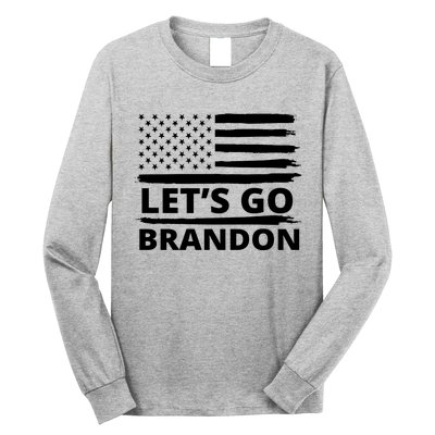 Let's Go Brandon American Flag Long Sleeve Shirt