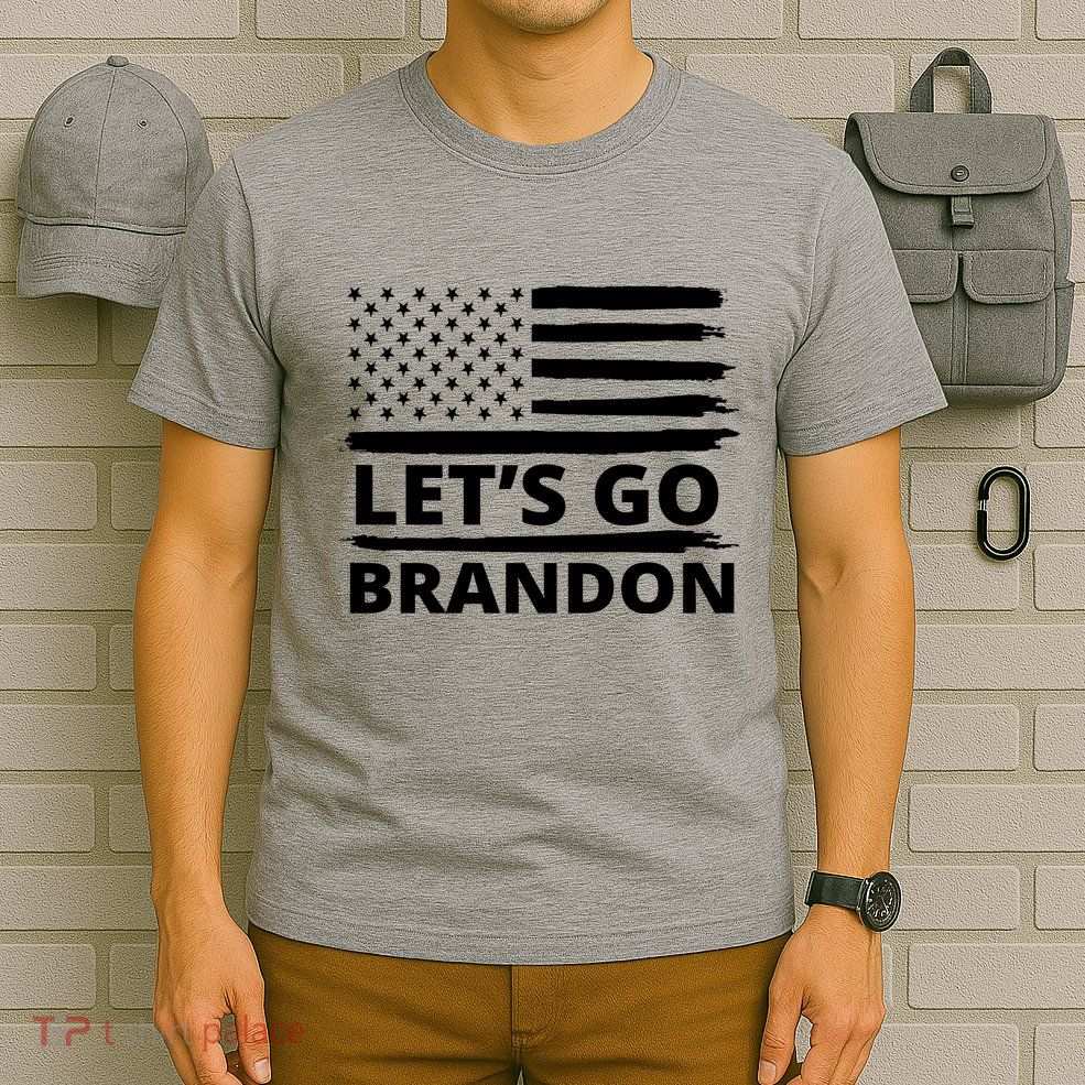 Let's Go Brandon American Flag T-Shirt
