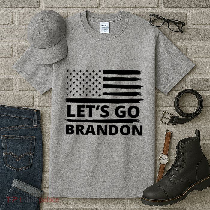 Let's Go Brandon American Flag Tall T-Shirt