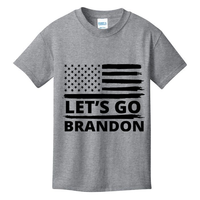 Let's Go Brandon American Flag Kids T-Shirt
