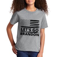 Let's Go Brandon American Flag Kids T-Shirt