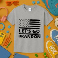 Let's Go Brandon American Flag Kids T-Shirt