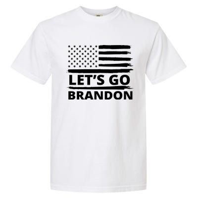 Let's Go Brandon American Flag Garment-Dyed Heavyweight T-Shirt