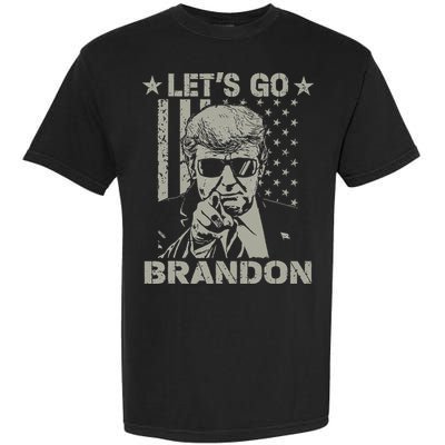 Lets Go Braden Brandon US Flag Funny Trendy Sarcastic Garment-Dyed Heavyweight T-Shirt