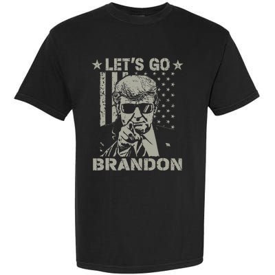 Lets Go Braden Brandon US Flag Funny Trendy Sarcastic Garment-Dyed Heavyweight T-Shirt