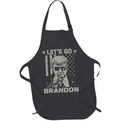 Lets Go Braden Brandon US Flag Funny Trendy Sarcastic Apron