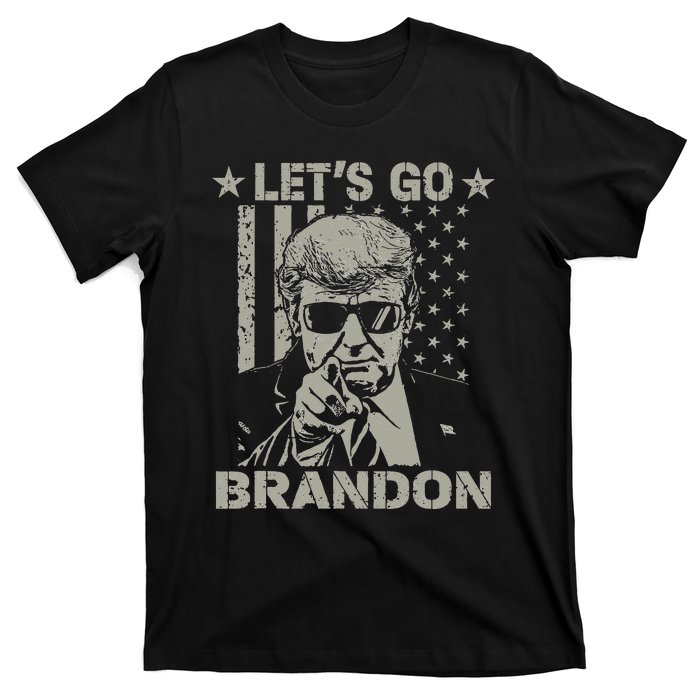 Lets Go Braden Brandon US Flag Funny Trendy Sarcastic T-Shirt