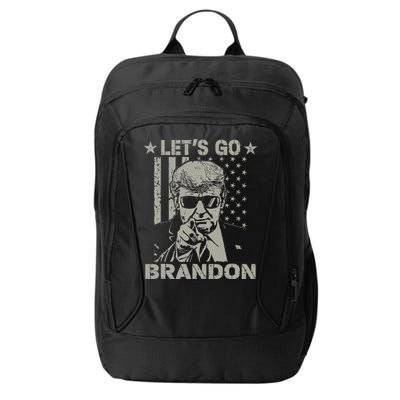 Lets Go Braden Brandon US Flag Funny Trendy Sarcastic City Backpack