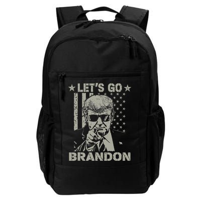 Lets Go Braden Brandon US Flag Funny Trendy Sarcastic Backpack