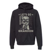 Lets Go Braden Brandon US Flag Funny Trendy Sarcastic Premium Hoodie