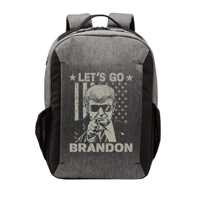 Lets Go Braden Brandon US Flag Funny Trendy Sarcastic Vector Backpack