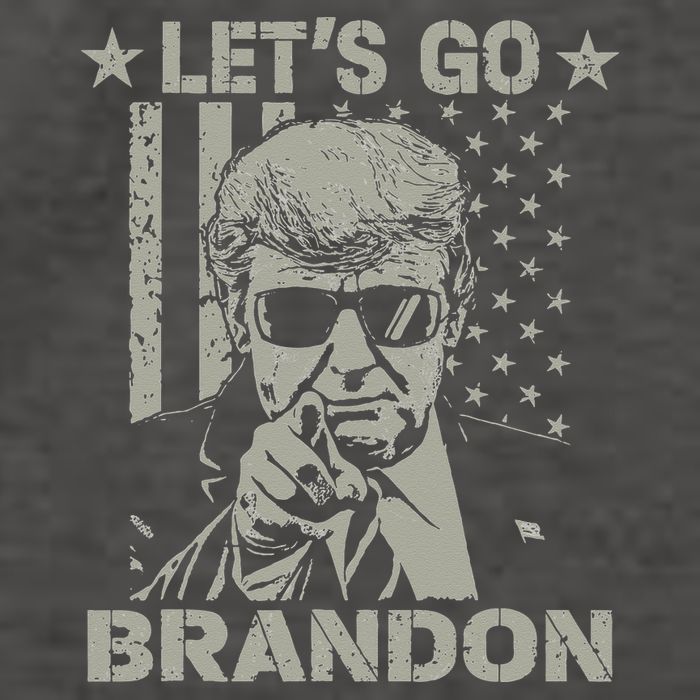 Lets Go Braden Brandon US Flag Funny Trendy Sarcastic Vector Backpack