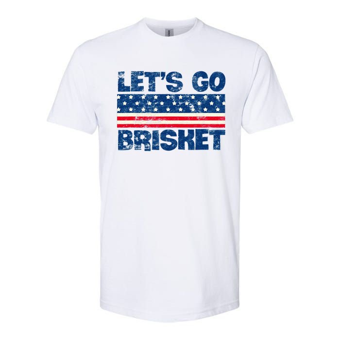 Lets Go Brisket BBQ Backyard Grill Cookout Grillmasters Softstyle CVC T-Shirt