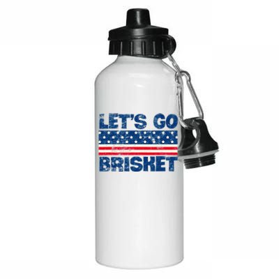 Lets Go Brisket BBQ Backyard Grill Cookout Grillmasters Aluminum Water Bottle