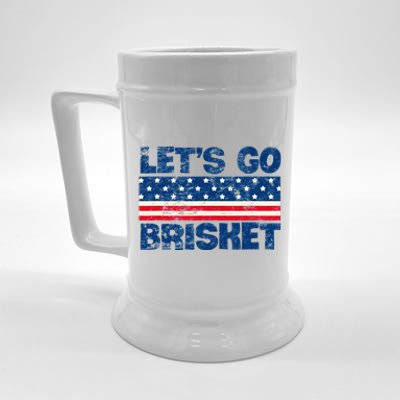 Lets Go Brisket BBQ Backyard Grill Cookout Grillmasters Beer Stein