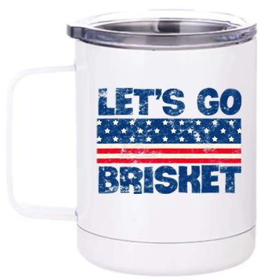 Lets Go Brisket BBQ Backyard Grill Cookout Grillmasters 12 oz Stainless Steel Tumbler Cup