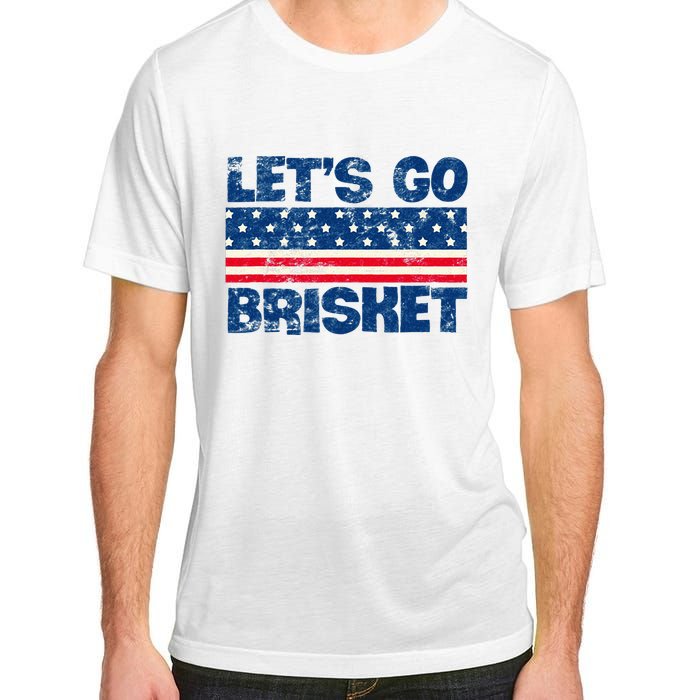 Lets Go Brisket BBQ Backyard Grill Cookout Grillmasters Adult ChromaSoft Performance T-Shirt