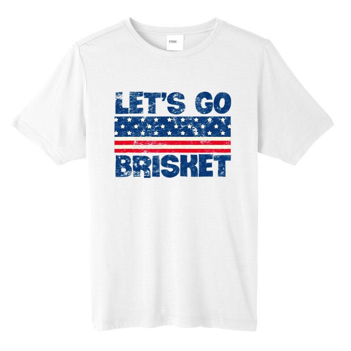 Lets Go Brisket BBQ Backyard Grill Cookout Grillmasters Tall Fusion ChromaSoft Performance T-Shirt