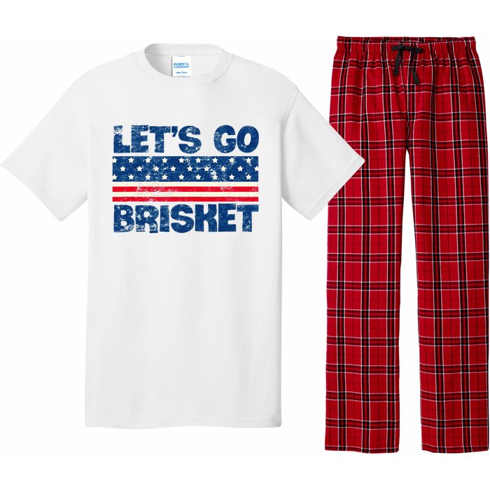 Lets Go Brisket BBQ Backyard Grill Cookout Grillmasters Pajama Set