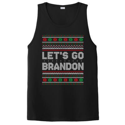 Let's Go Brandon Anti Biden Chant TRUMP 2024 Ugly Christmas PosiCharge Competitor Tank