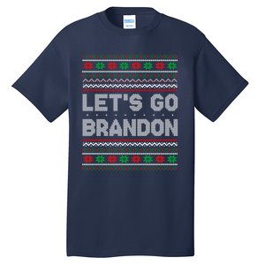 Let's Go Brandon Anti Biden Chant TRUMP 2024 Ugly Christmas Tall T-Shirt