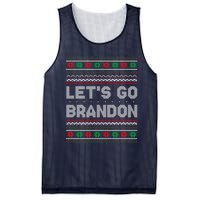 Let's Go Brandon Anti Biden Chant TRUMP 2024 Ugly Christmas Mesh Reversible Basketball Jersey Tank