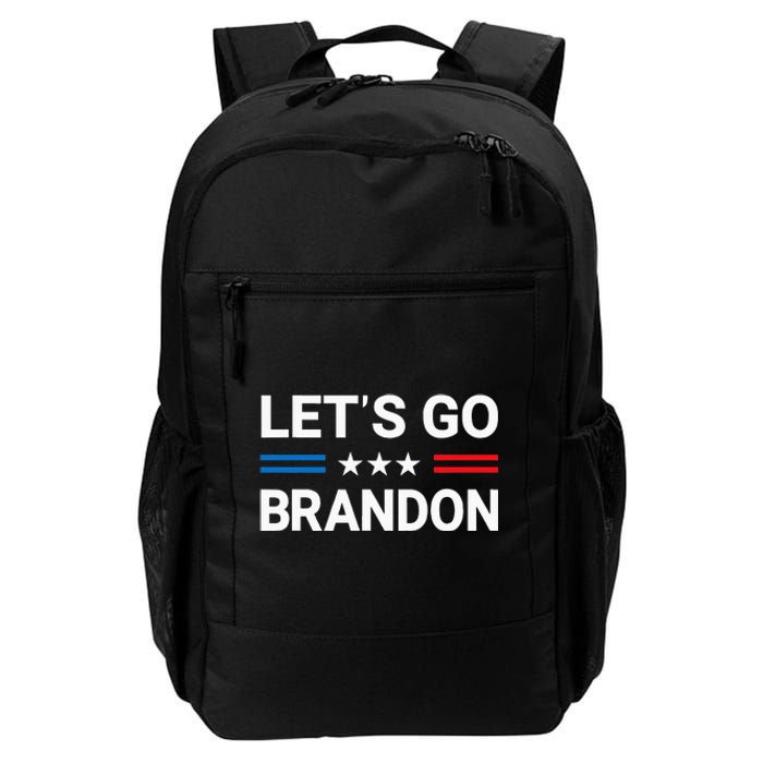 Lets Go Brandon Conservative US Flag Gift Daily Commute Backpack