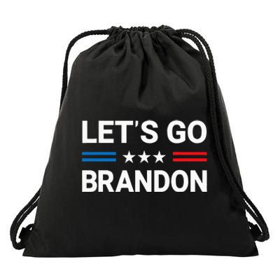 Lets Go Brandon Conservative US Flag Gift Drawstring Bag