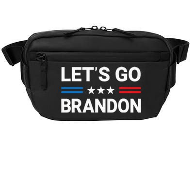 Lets Go Brandon Conservative US Flag Gift Crossbody Pack