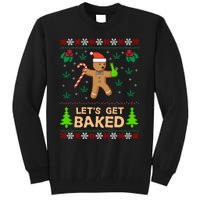 Lets Get Baked Ugly - Weed Christmas Gift Xmas Tall Sweatshirt