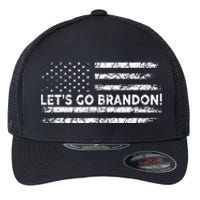 Lets Go Brandon Joe Biden Chant Impeach Biden USA Flag Flexfit Unipanel Trucker Cap