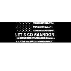 Lets Go Brandon Joe Biden Chant Impeach Biden USA Flag Bumper Sticker