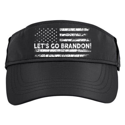 Lets Go Brandon Joe Biden Chant Impeach Biden USA Flag Adult Drive Performance Visor