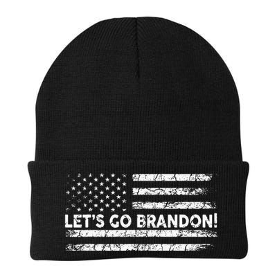 Lets Go Brandon Joe Biden Chant Impeach Biden USA Flag Beanie