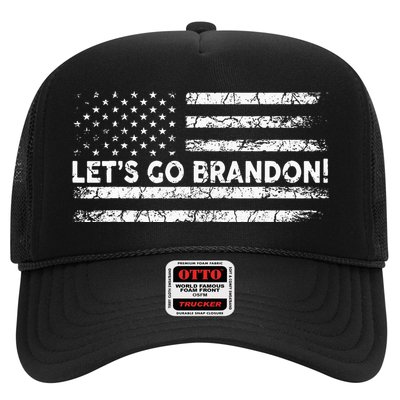 Lets Go Brandon Joe Biden Chant Impeach Biden USA Flag Trucker Hat