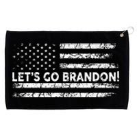 Lets Go Brandon Joe Biden Chant Impeach Biden USA Flag Grommeted Golf Towel